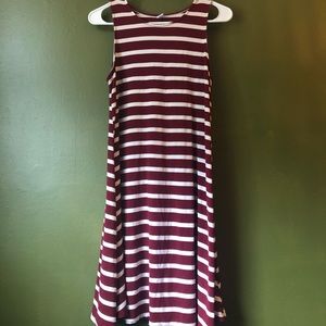 Striped swing dress